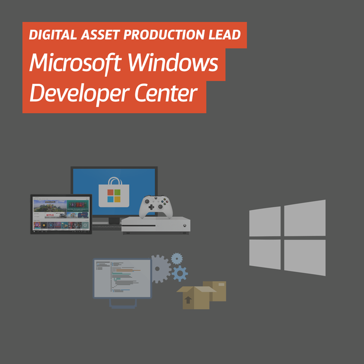 UX Production Lead: Microsoft Windows Dev Center
