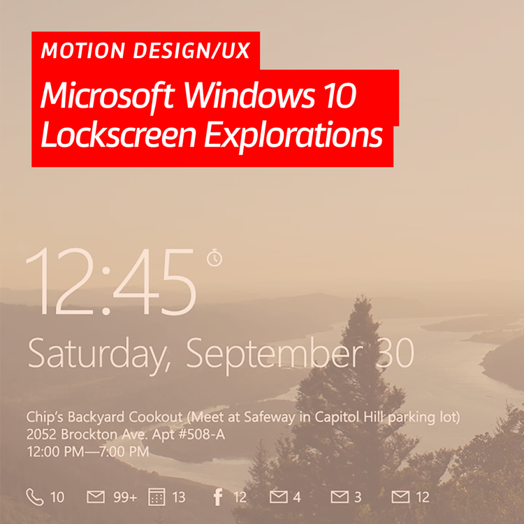 Windows 10 Lock Screen Explorations