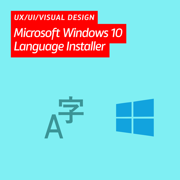 Microsoft Windows 10 Language Installer